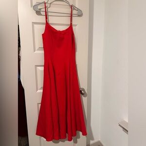Elegant Red Women's Dress